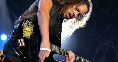 kirk hammett kh-3 custom spider on tour