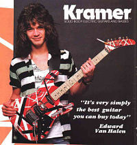 Eddie Van Halen guitarra Kramer Frankenstrat kramer frankenstrat