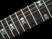 Inlays para guitarra de calaveras