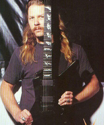 james hetfield esp mx 250 man to wolf