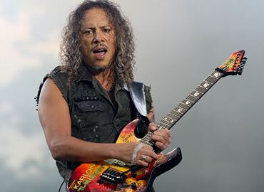 Kirk Hammett, sus guitarras hasta 2022