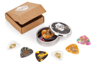 kit de puas de guitarra de diferente grosor conjunto de puas de diferente grosor