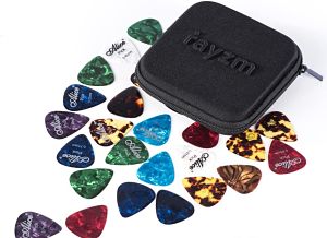set de puas de guitarra de celuloide con funda puas de celuloide ecológico