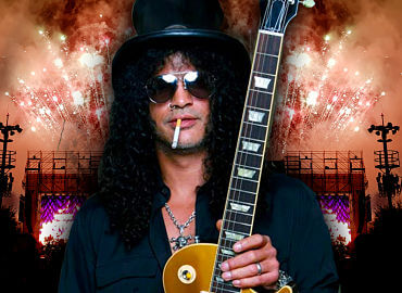 Slash, sus guitarras hasta 2022