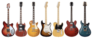 tipos de guitarra eléctrica